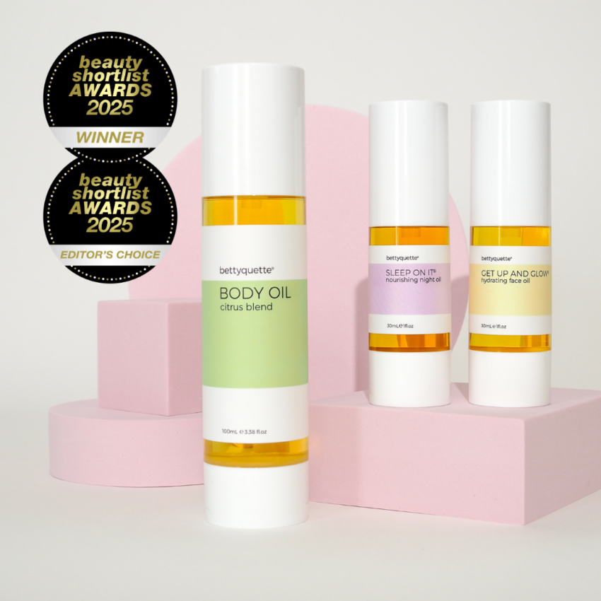 Bettyquette Citrus Glow to Sleep body and face oil bundle