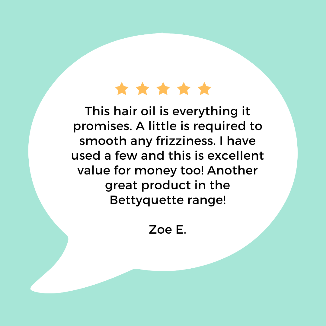 Hair repair, hydrating hair oil testimonial