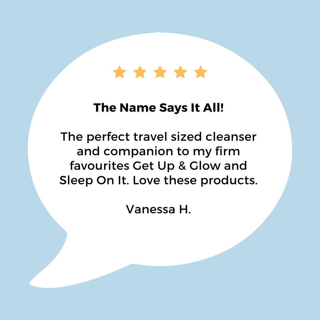 The best oil cleanser travel size customer testimonial